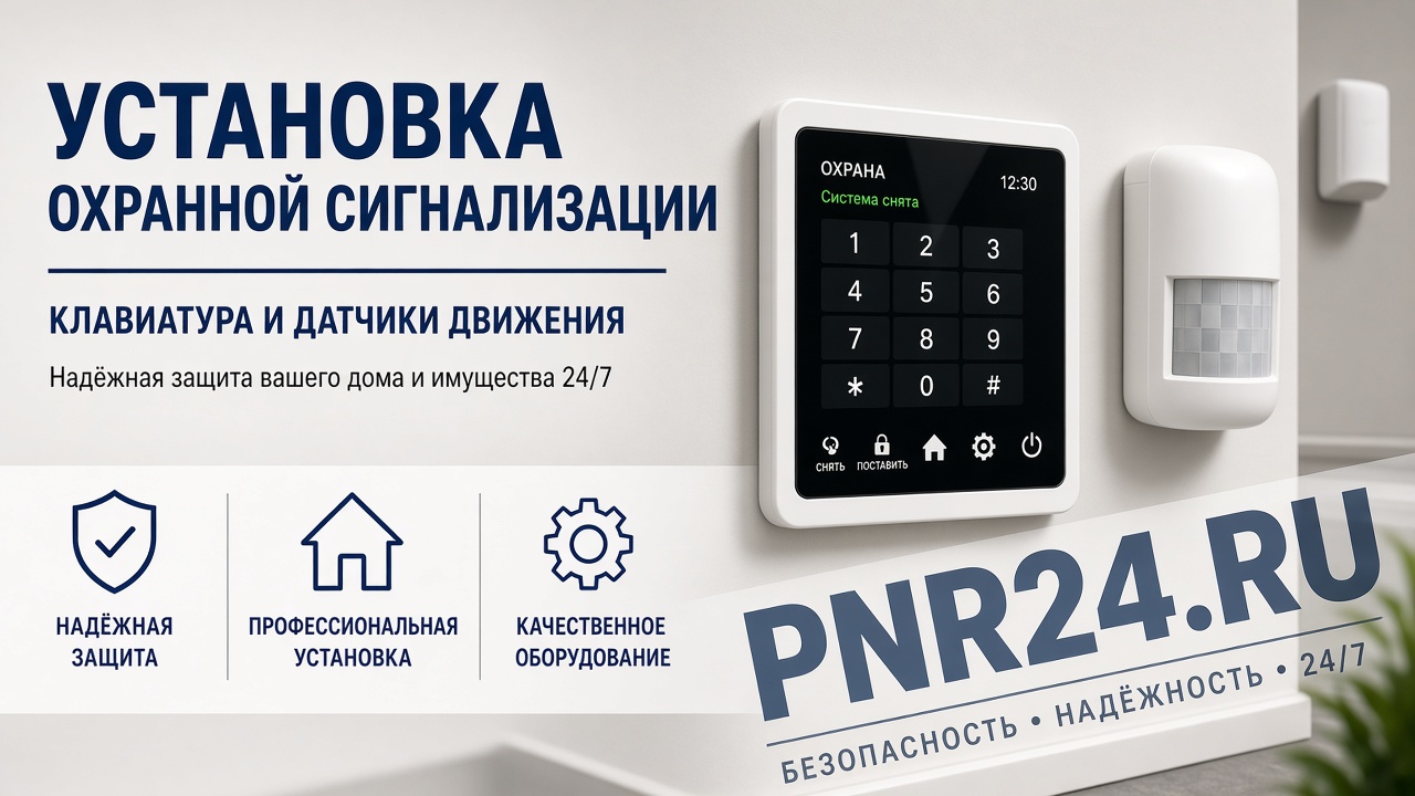 Охранная сигнализация: ПНР разделов, GSM/IP-канал, tamper и батарея